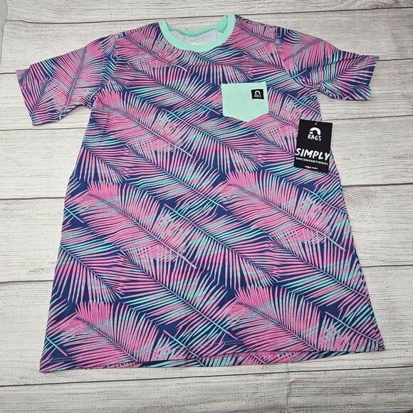 NWT Rags‎ To Raches Boys Palm Trees T-Shirt Size 9-10 years - Picture 2 of 4